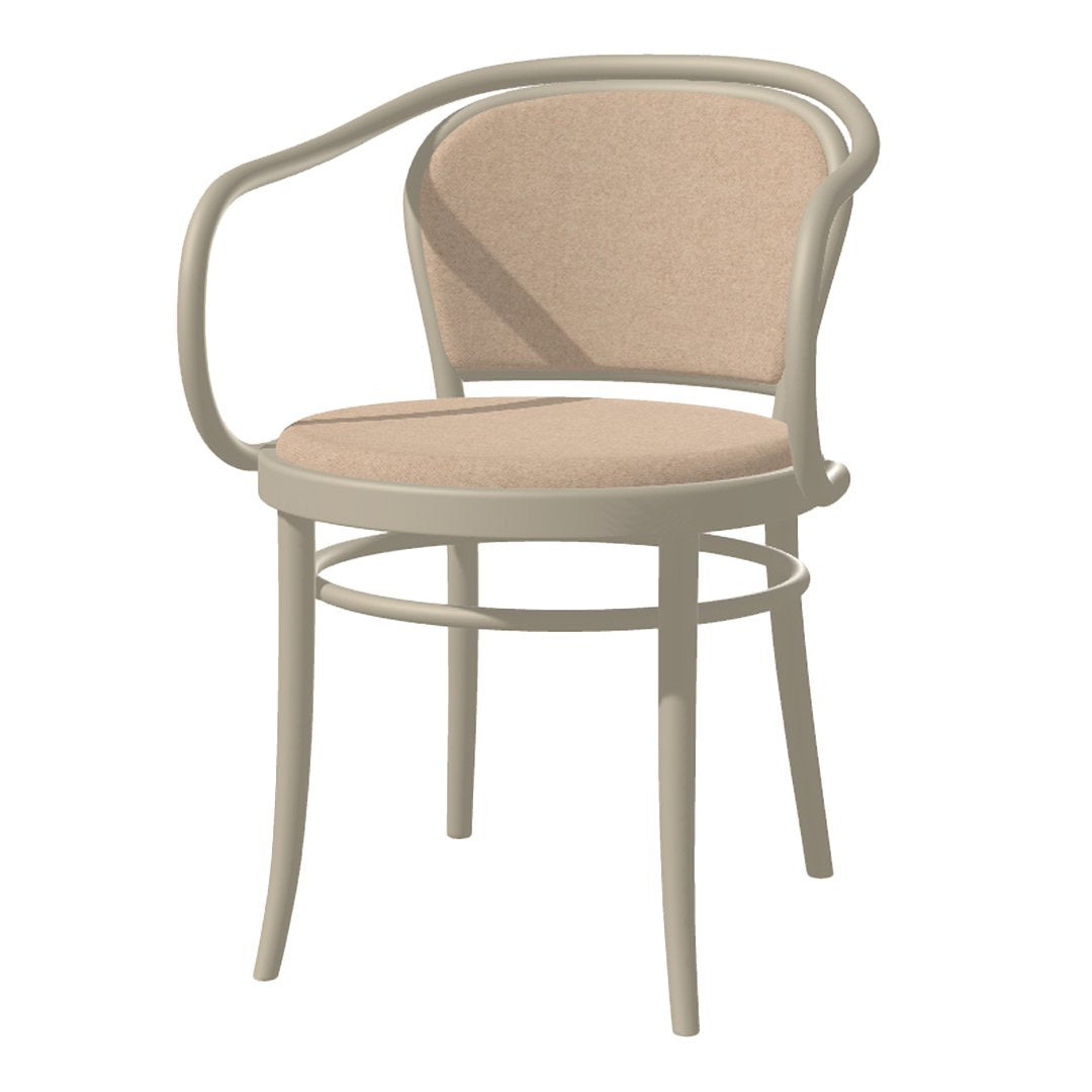 Armchair 33 - Seat Upholstered - Beech Pigment Frame