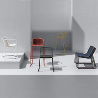 Randa Nude Outdoor Bar Stool w/ Arms