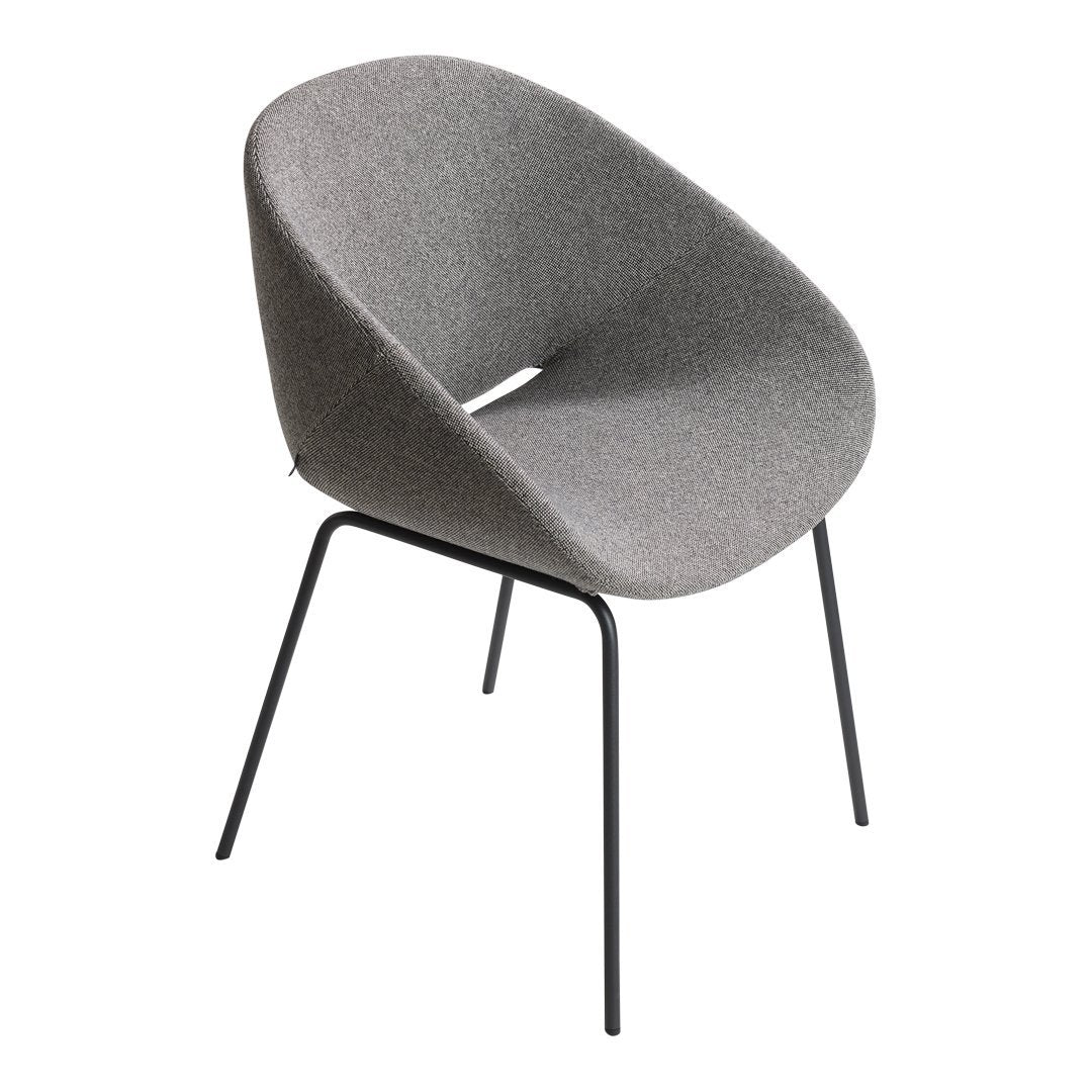 Beso Armchair - 4 Legged, Steel Base