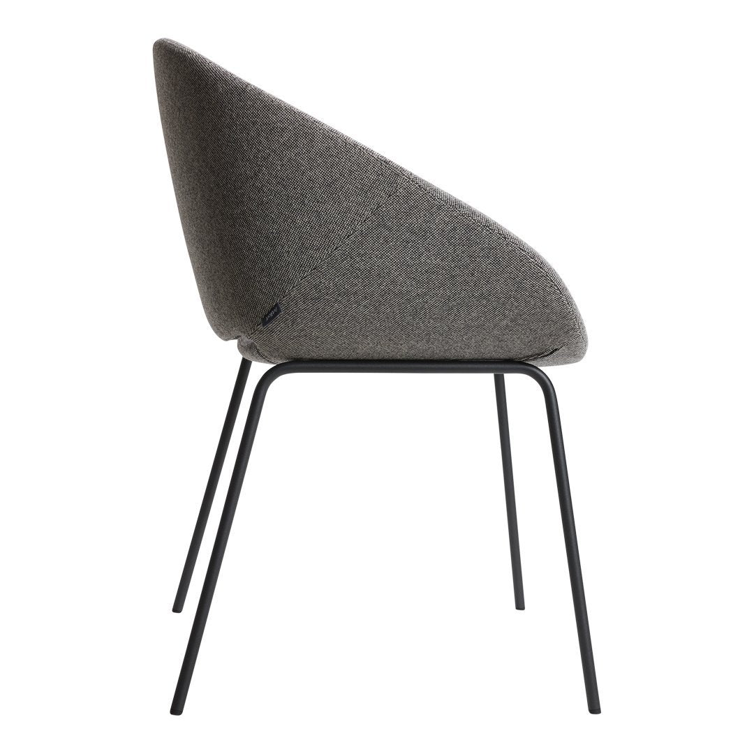 Beso Armchair - 4 Legged, Steel Base