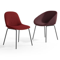 Beso Chair - 4 Legged, Steel Base