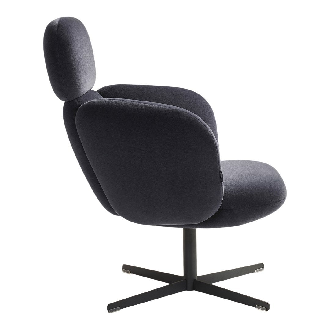 Bras Highback Chair - 4 Legged, Swivel w/ Return