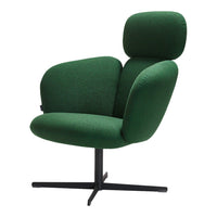 Bras Highback Chair - 4 Legged, Swivel w/ Return