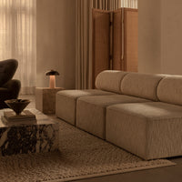 Marble Plinth Coffee Table - Low