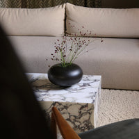 Marble Plinth Coffee Table - Low