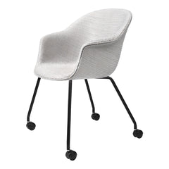 Bat Meeting Chair - 4-Legs w/ Castors - Fully Upholstered
