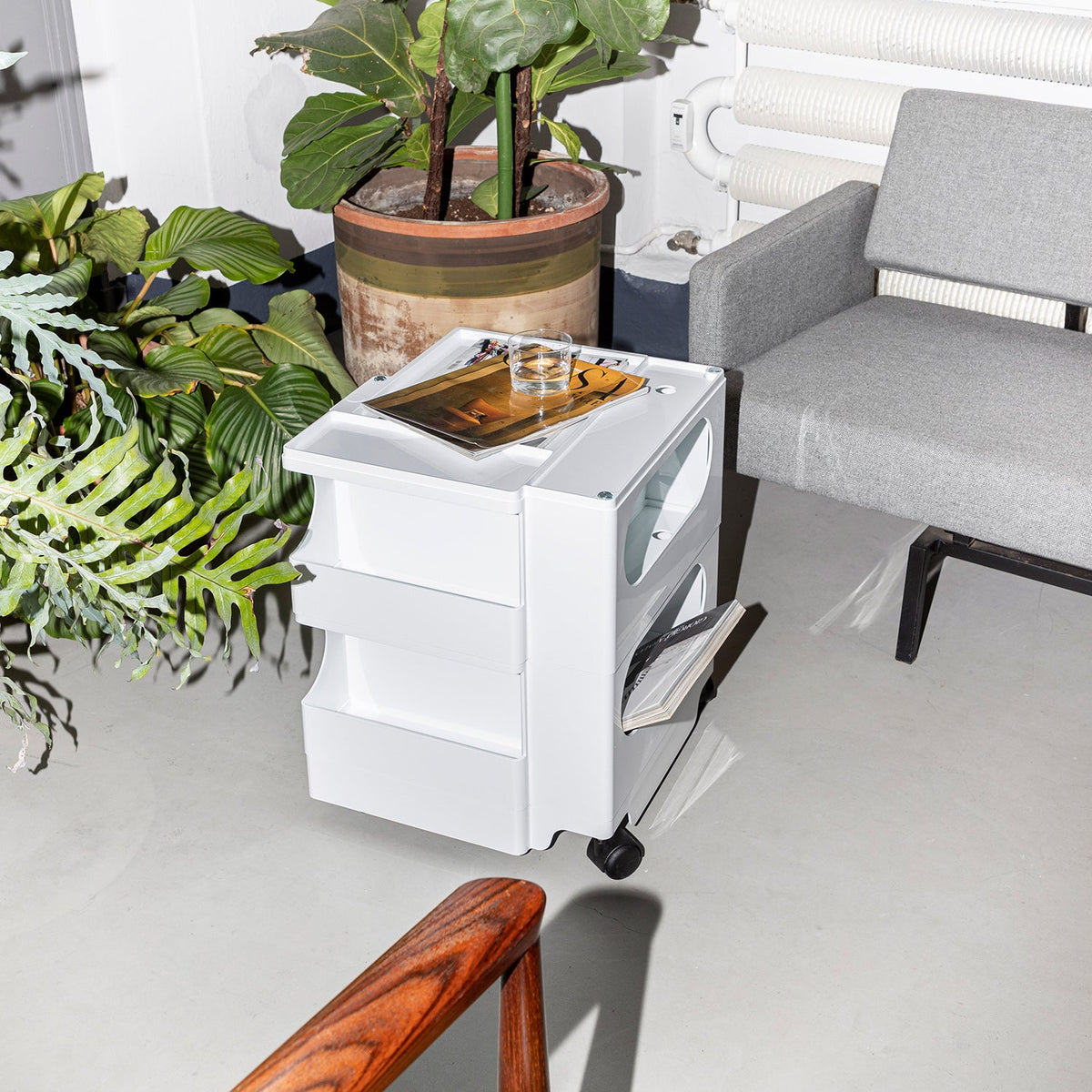 Boby Office Trolley - 20.7" H