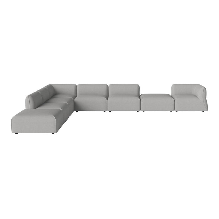 Arke Garden L-Shaped Sofa 8 Modules w/ Open End