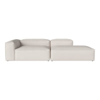 Stylish light beige modular sofa with a clean, minimalist design, perfect for modern living spaces.