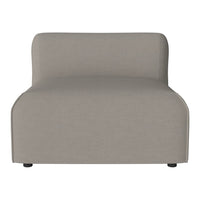 Light gray upholstered chair with a sleek, minimalist design and subtle texture. Perfect for modern decor.