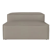 Neutral beige sofa with a minimalist design and clean lines, perfect for modern living spaces.