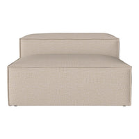 Beige upholstered furniture with a subtle textured pattern, ideal for modern living spaces.