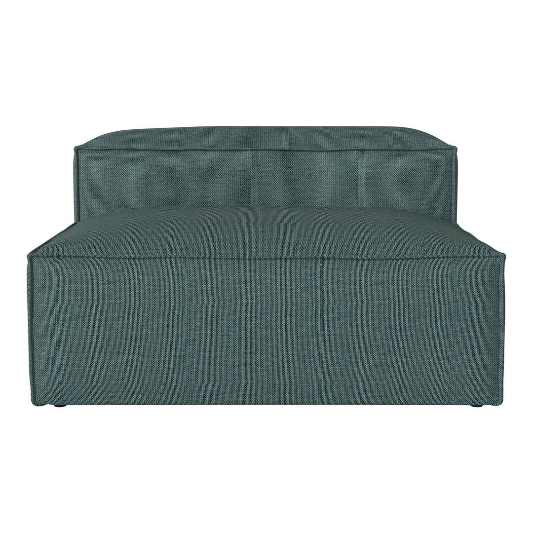 Teal fabric lounge chair with textured, woven pattern for a modern, stylish look. Perfect for contemporary interiors.
