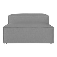 Gray minimalist sofa with clean lines and no visible patterns, perfect for modern decor.
