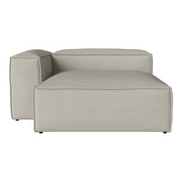 Light gray, textured sofa with subtle ribbed pattern and clean lines, perfect for modern decor.