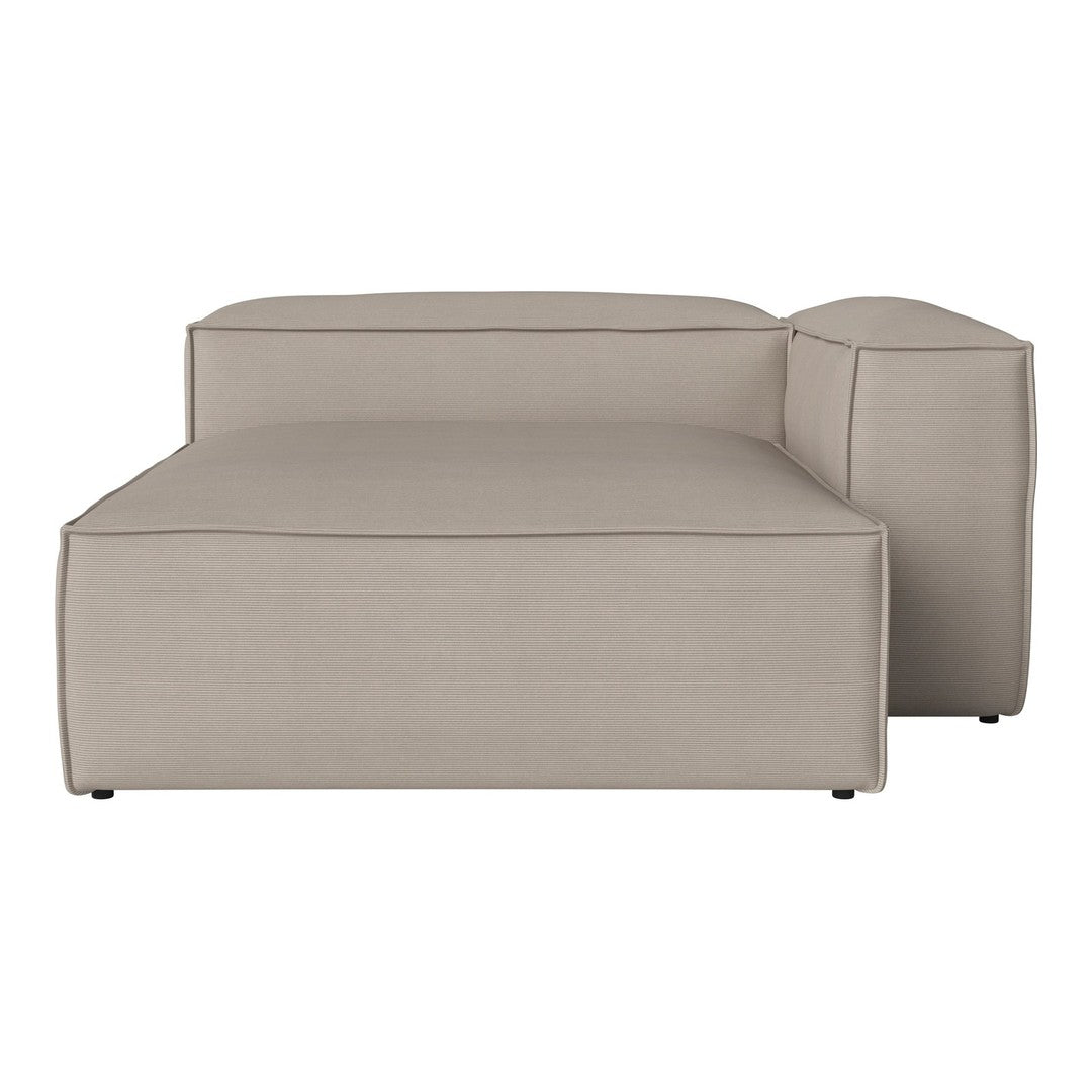 Light beige sectional sofa with a smooth, textured pattern for a modern and stylish look. Perfect for any living space.