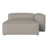 Beige modular sofa with a modern, minimalist design and smooth, textured fabric. Perfect for contemporary living spaces.