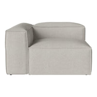 Light gray modular sofa with a smooth, minimalist design and subtle fabric texture. Perfect for modern interiors.