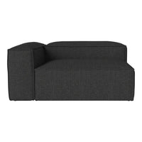 Modern dark gray upholstered sofa with clean lines and a subtle textured pattern. Perfect for contemporary decor.