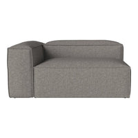 Gray upholstered sectional sofa with a modern, minimalist design and subtle texture. Perfect for contemporary spaces.