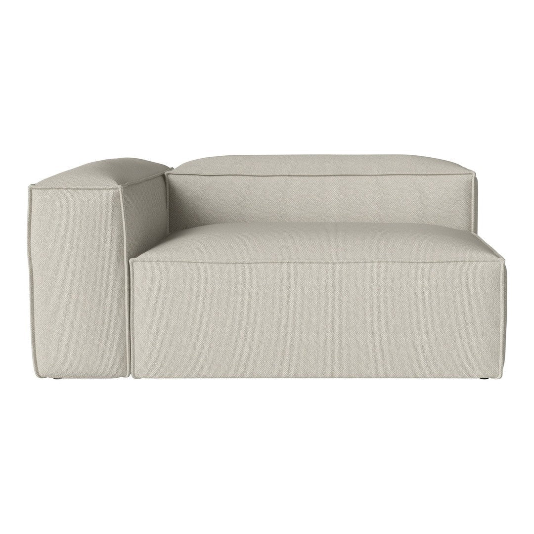 Beige textured sofa with a sleek design, featuring subtle patterns for a modern and minimalist style.