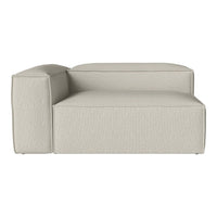 Beige textured sofa with a sleek design, featuring subtle patterns for a modern and minimalist style.