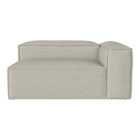 Light gray sectional sofa with subtle textured pattern and clean lines, perfect for modern interiors.