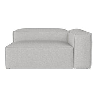 Light gray modular sofa with a smooth, minimalist design and subtle texture. Perfect for modern living spaces.