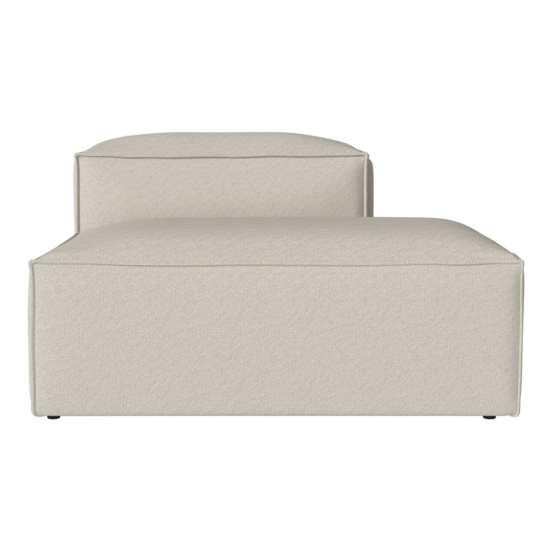 Light beige modular sofa with a smooth, textured fabric and clean, modern lines. Perfect for contemporary spaces.