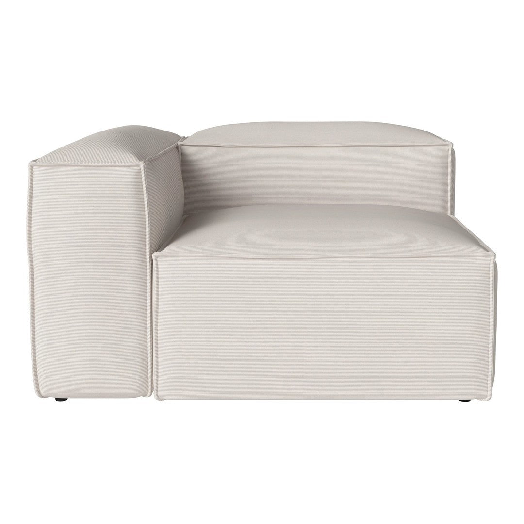 Modern cream sectional sofa with a sleek, minimalist design and subtle texture. Perfect for contemporary interiors.
