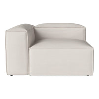 Modern cream sectional sofa with a sleek, minimalist design and subtle texture. Perfect for contemporary interiors.
