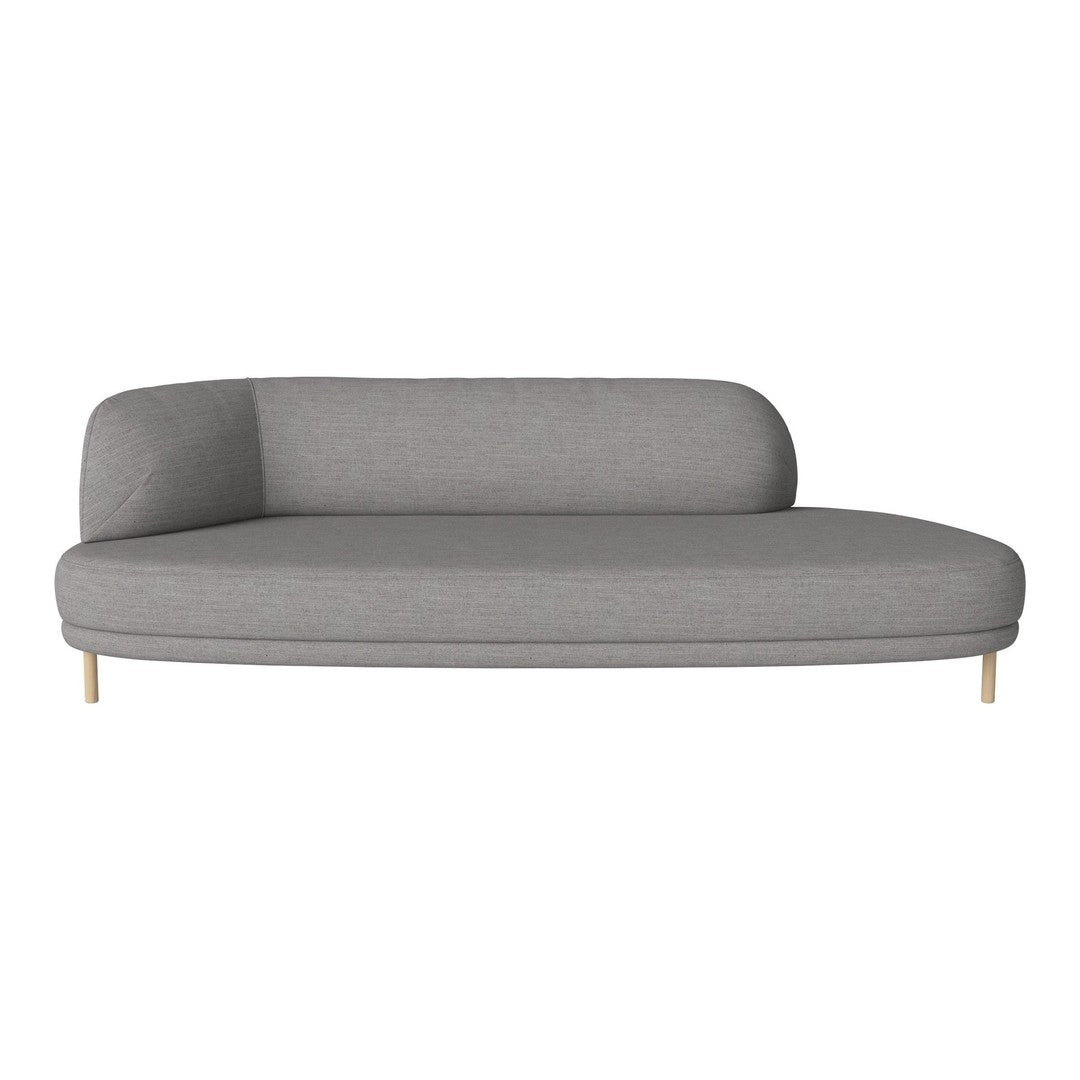 Gray modern sofa with a sleek, minimalist design and a smooth, solid fabric texture. Perfect for contemporary decor.