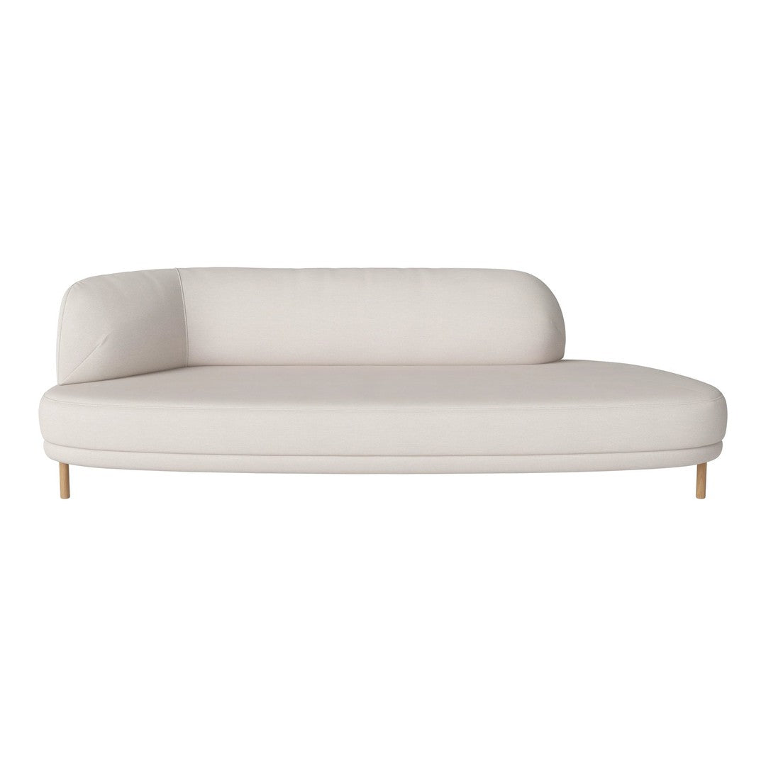 Modern beige sofa with a smooth, minimalist texture and soft, curved design. Ideal for contemporary living spaces.