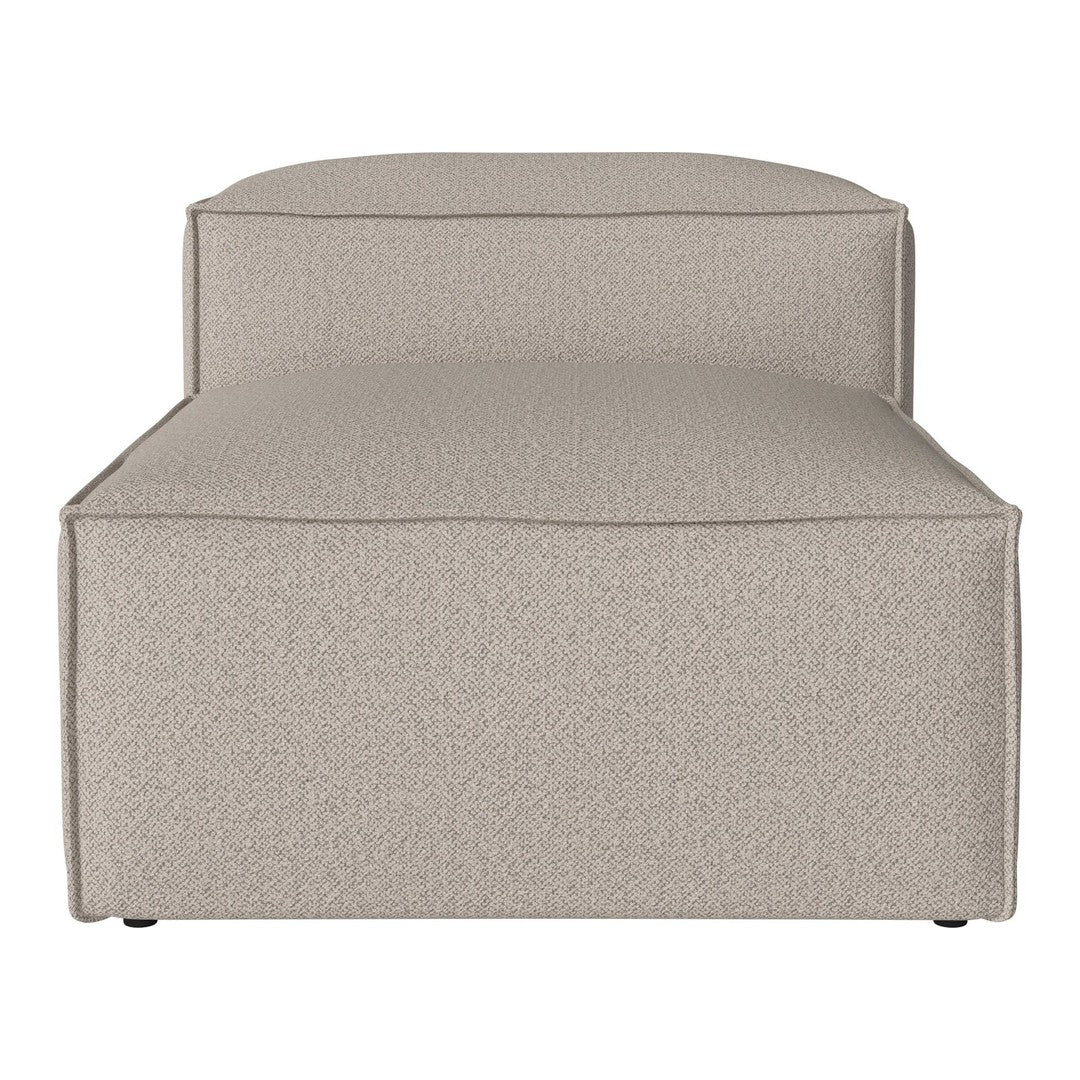 Beige textured sofa with a smooth, minimalist design and no visible patterns. Perfect for modern decor.