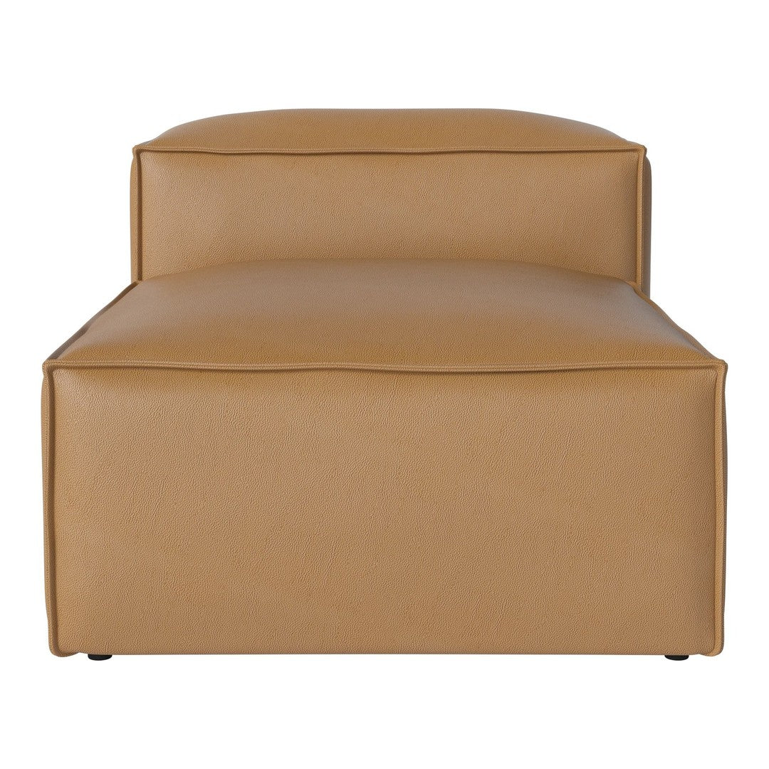 Smooth, minimalist design in warm tan color with clean lines and a contemporary look. Perfect for modern spaces.