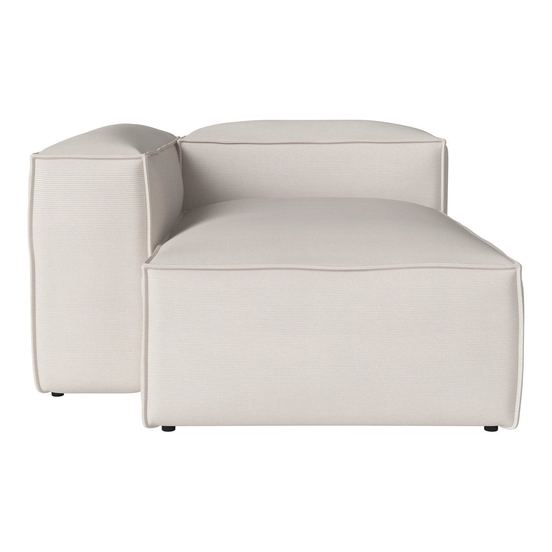 Beige modular sofa with clean lines and a minimalist design, perfect for modern home decor.