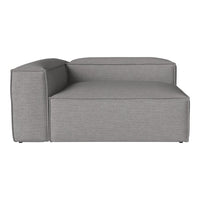 Modern gray L-shaped sofa with a minimalist design and subtle texture. Perfect for contemporary living spaces.