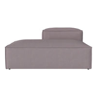 Contemporary gray upholstered daybed with clean lines and minimalistic design. Perfect for modern interiors.