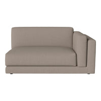 Stylish beige corner sofa with a clean, modern design and smooth upholstery, perfect for contemporary living spaces.