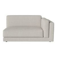 Light gray sofa with a modern design and a smooth, textured fabric. Perfect for minimalist decor.