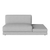 Light gray modern sofa with a sleek, minimalist design and subtle texture. Perfect for contemporary living spaces.
