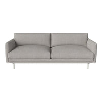 Light gray modern sofa with a smooth fabric texture and minimalist design. Perfect for contemporary interiors.