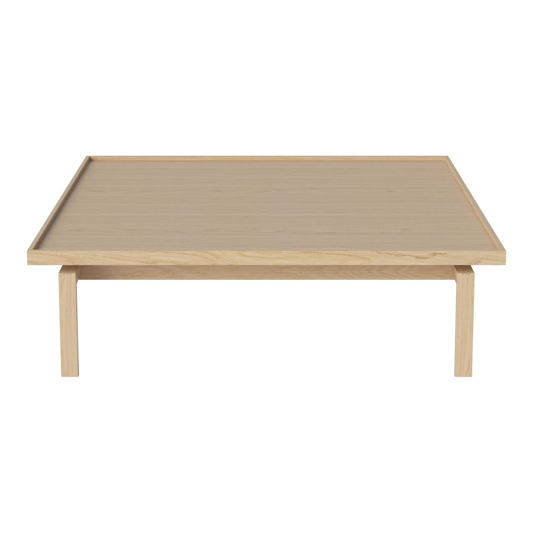 Light wooden coffee table with a smooth, natural finish and simple rectangular design. Elegant and minimalist style.