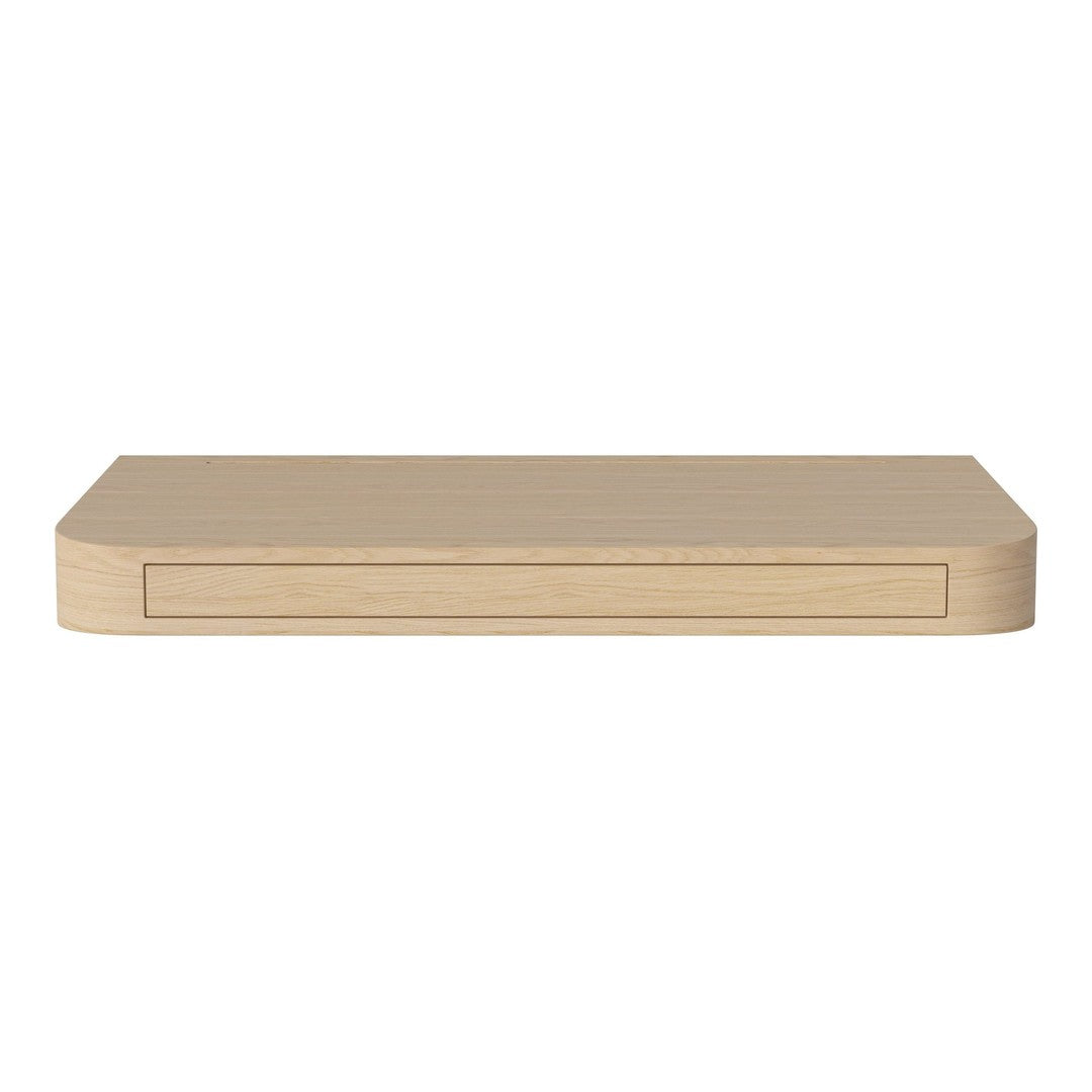 Light wood table with a smooth, minimalist design and subtle natural grain pattern. Perfect for modern decor.