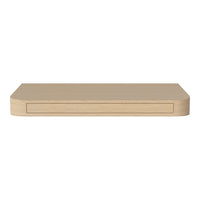 Light wood table with a smooth, minimalist design and subtle natural grain pattern. Perfect for modern decor.