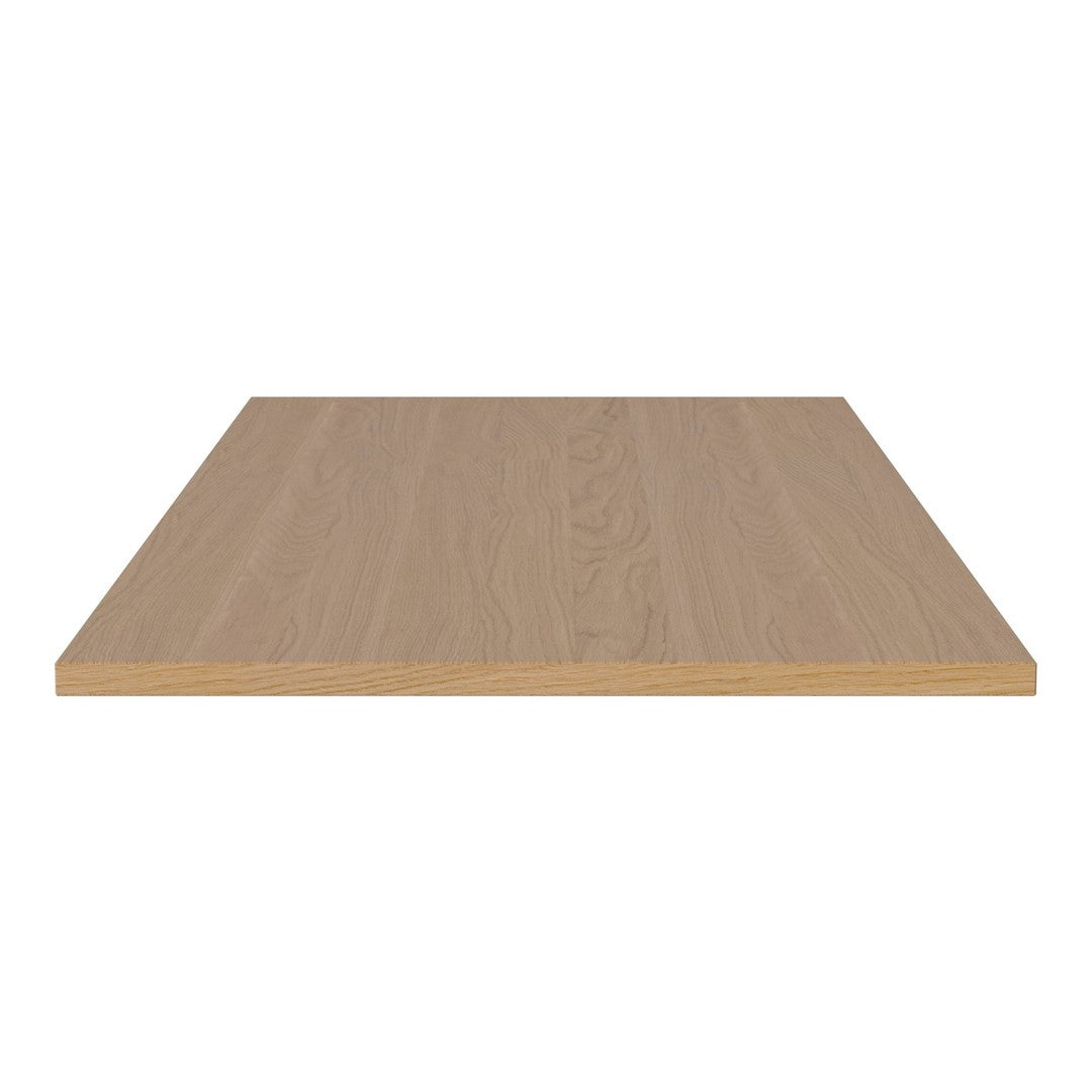 Light oak finish with subtle wood grain pattern, perfect for modern or rustic decor. Ideal for versatile home styling.