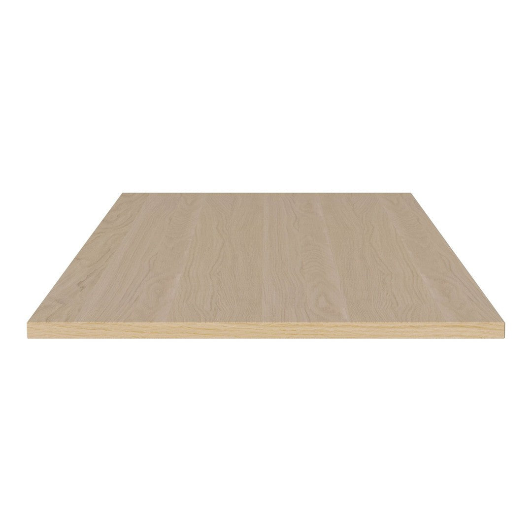 Light oak wood tabletop with a smooth, subtle grain pattern and soft beige tones. Ideal for modern decor.