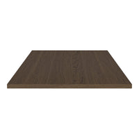 Dark brown wood grain tabletop with subtle texture and rich, warm tones. Perfect for modern or rustic decor.