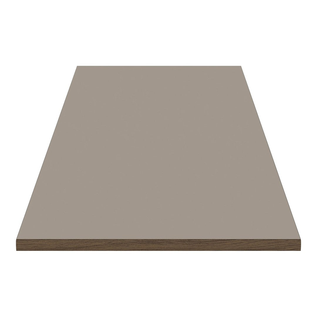 Neutral taupe surface with a smooth finish, perfect for modern décor or DIY projects.