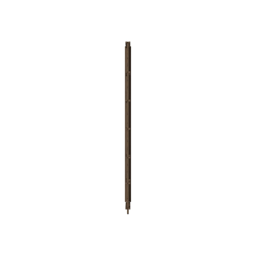 Brown, sleek design with a smooth finish, featuring subtle grooves along the length. Perfect for stylish use.
